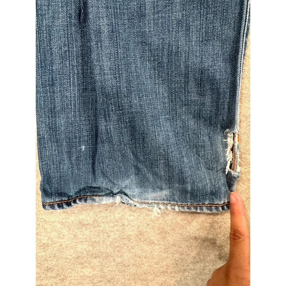 Levis 501 Original Straight Leg Jeans Mens 36x34 Blue Denim 14501-0033